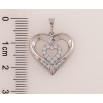 Кулон Xuping цвет Родий "Сердечко" для цепочки до 5мм фото №2 Кулон Xuping цвет Родий "Сердечко" для цепочки до 5мм фото №2