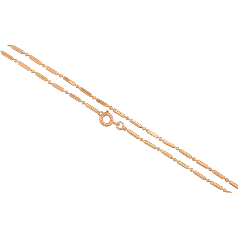 Ланцюжок Xuping M&L колір 18К "Плетіння Перлина" довжина 39см х 1.5мм фото №1