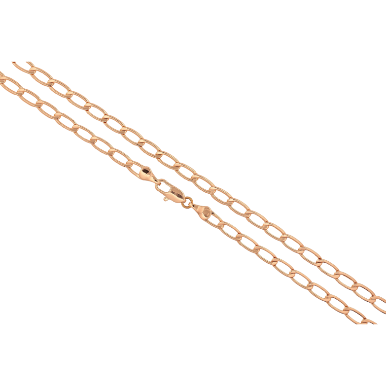 Цепочка Xuping M&L цвет 18К "Плетение Панцирное" длина 45см х 4мм фото №2