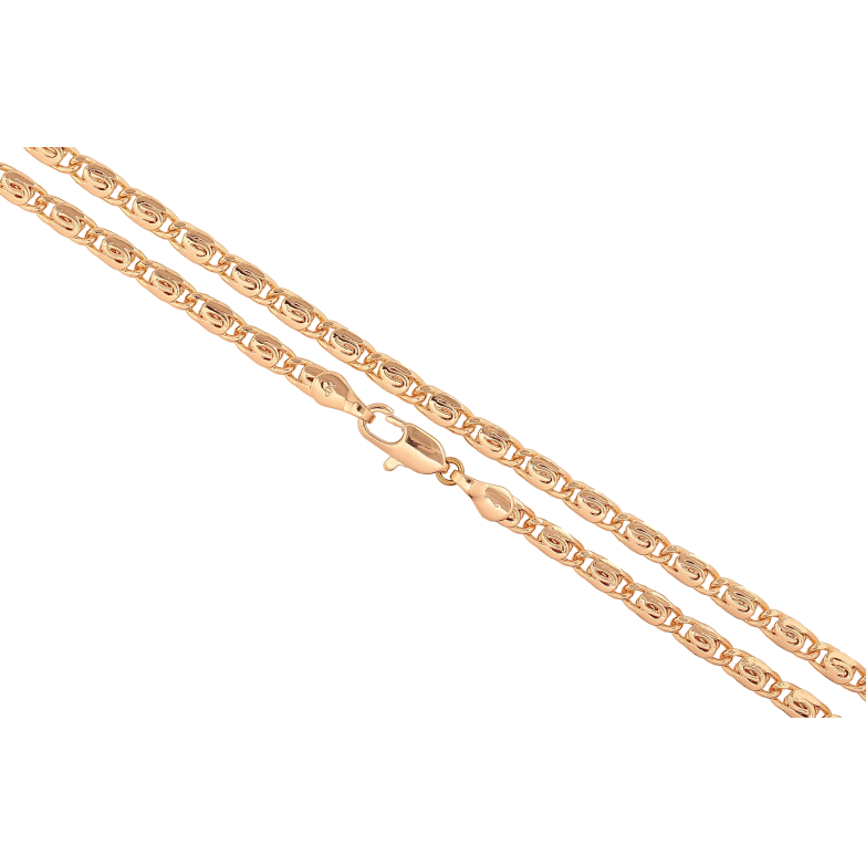 Цепочка Xuping M&L цвет 18К "Плетение Птичий Глаз" длина 50см х 4мм фото №1 Цепочка Xuping M&L цвет 18К "Плетение Птичий Глаз" длина 50см х 4мм фото №1