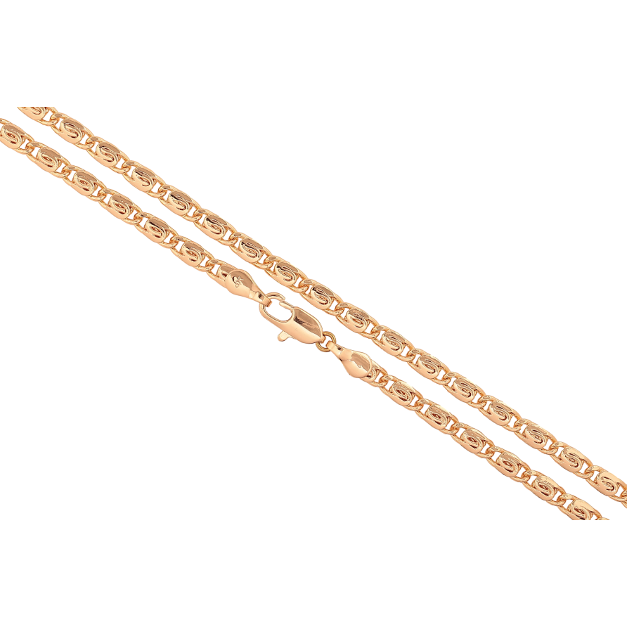 Цепочка Xuping M&L цвет 18К "Плетение Птичий Глаз" длина 50см х 4мм фото №1 Цепочка Xuping M&L цвет 18К "Плетение Птичий Глаз" длина 50см х 4мм фото №1