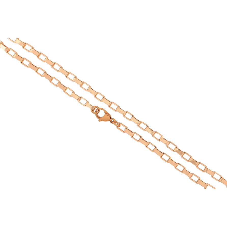 Ланцюжок Xuping M&L колір 18К "Плетіння Фантазійне" довжина 50см х 4мм фото №1