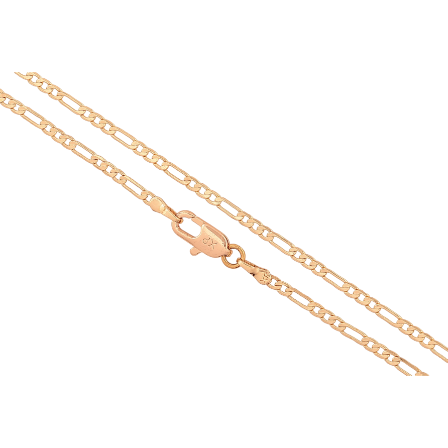 Ланцюжок Xuping M&L колір 18К "Плетіння Фігаро" довжина 60см х 2мм фото №1