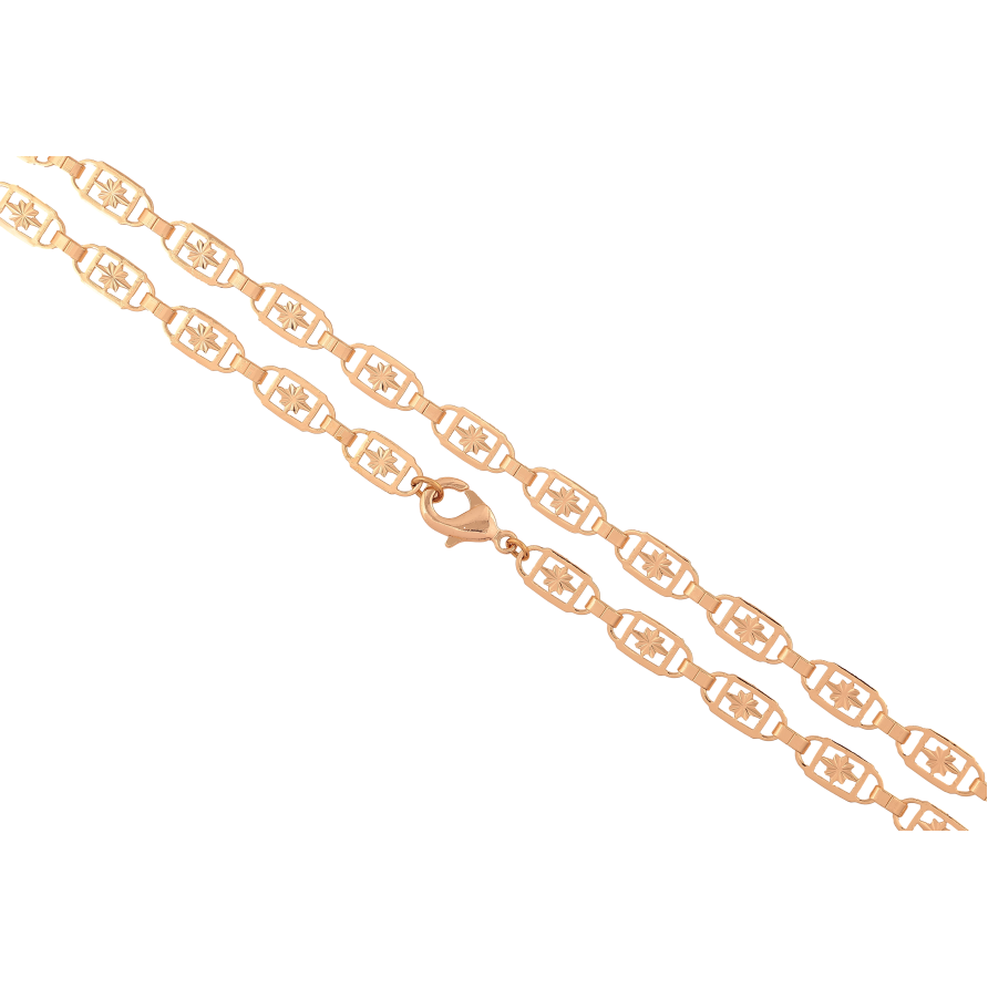 Цепочка Xuping M&L цвет 18К "Плетение Фантазийное" длина 51см х 2-6мм фото №1 Цепочка Xuping M&L цвет 18К "Плетение Фантазийное" длина 51см х 2-6мм фото №1