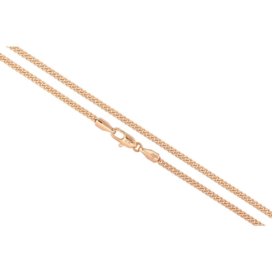 Цепочка Xuping M&L цвет 18К "Плетение Панцирное" длина 44см х 2мм фото №1