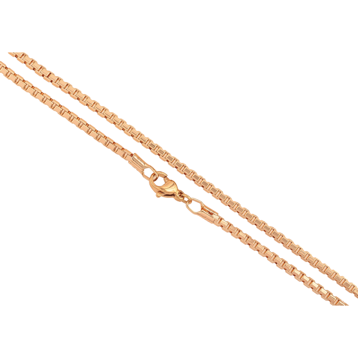 Ланцюжок Xuping M&L колір 18К "Плетіння Венеціанське" довжина 59см х 2мм фото №10