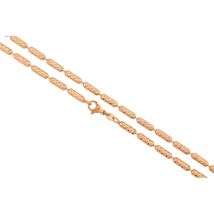 Ланцюжок Xuping M&L колір 18К "Плетіння Перлина декоративна" довжина 45см х 3мм фото №6