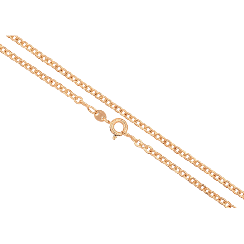 Ланцюжок Xuping M&L колір 18К "Плетіння Якірне" довжина 46см х 3мм фото №3