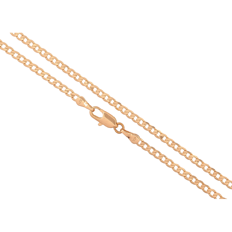 Ланцюжок Xuping M&L колір 18К "Плетіння Панцирне" довжина 70см х 3мм фото №12