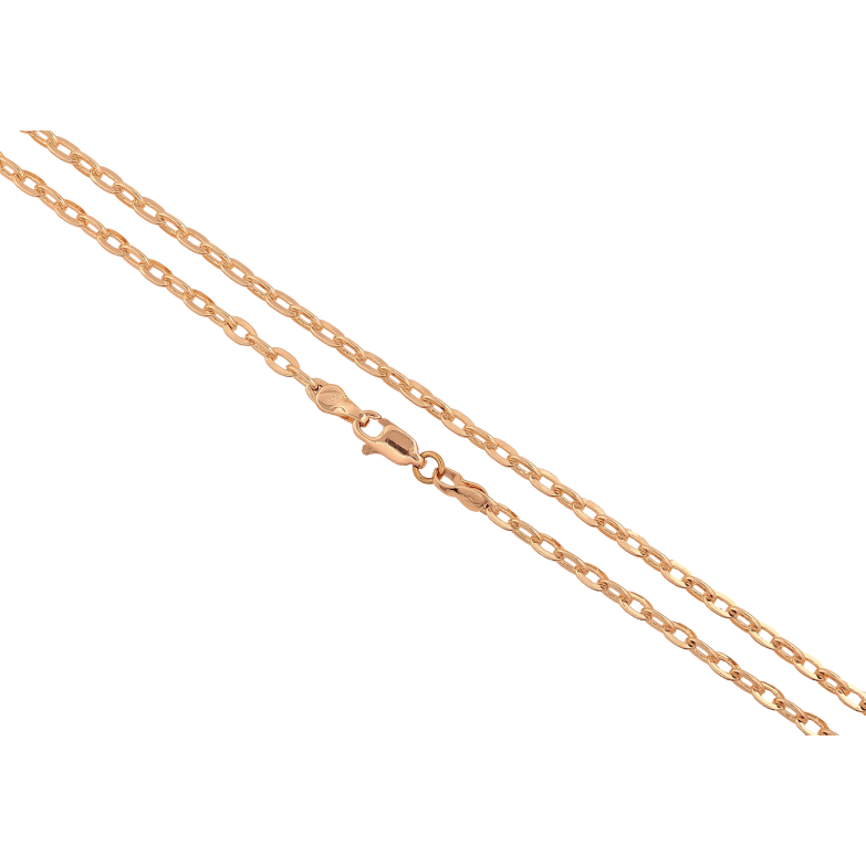 Ланцюжок Xuping M&L колір 18К "Плетіння Венеціанське" довжина 50см х 3мм фото №2 Ланцюжок Xuping M&L колір 18К "Плетіння Венеціанське" довжина 50см х 3мм фото №2