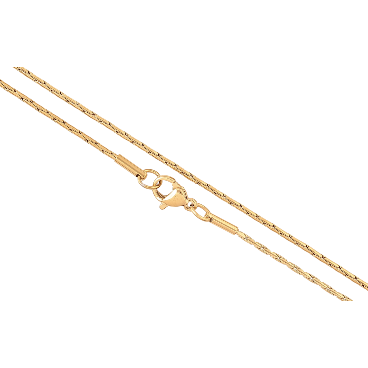 Ланцюжок Xuping ТТМ Stainless Steel колір 14К "Плетіння склочене в коло" довжина 45см х 1.5мм фото №20