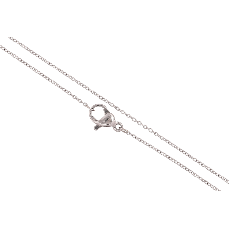 Ланцюжок Xuping ТТМ Stainless Steel колір Родій "Плетіння Якірне" довжина 45см х 1мм фото №1 Ланцюжок Xuping ТТМ Stainless Steel колір Родій "Плетіння Якірне" довжина 45см х 1мм фото №1