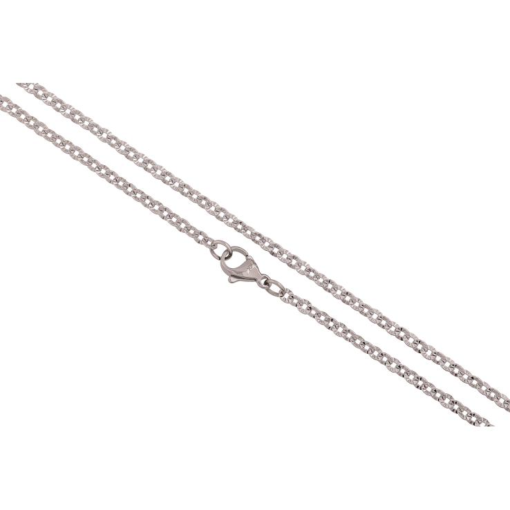 Ланцюжок Xuping ТТМ Stainless Steel колір Родій "Плетіння Якірне з візерунком" довжина 45см х 3мм фото №23 Ланцюжок Xuping ТТМ Stainless Steel колір Родій "Плетіння Якірне з візерунком" довжина 45см х 3мм фото №23