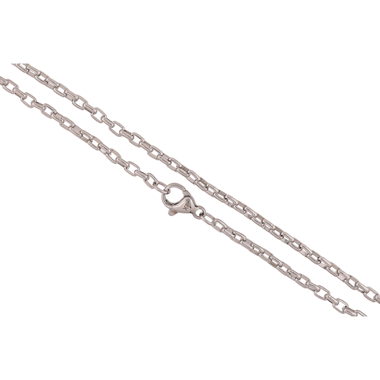 Цепочка Xuping ТТМ Stainless Steel цвет Родий "Плетение Якорное" длина 50см х 2.5мм фото №1