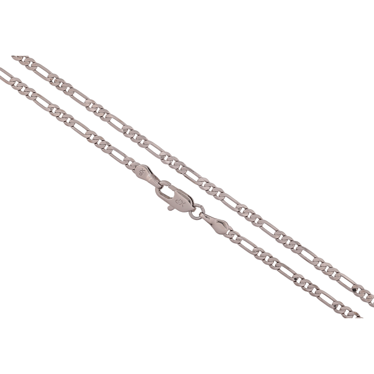Цепочка Xuping цвет Родий "Плетение Фигаро" длина 45см х 2.5мм фото №4