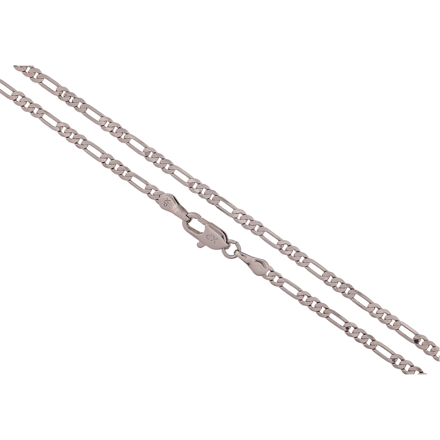 Цепочка Xuping цвет Родий "Плетение Фигаро" длина 45см х 2.5мм фото №1