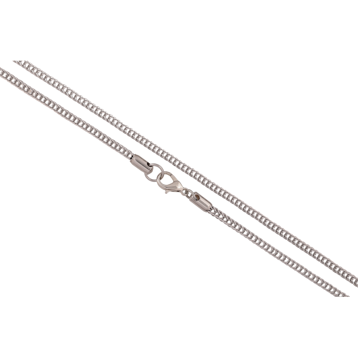 Цепочка Xuping ТТМ Stainless Steel цвет Родий "Плетение Фантазийное" длина 56см х 3мм фото №20