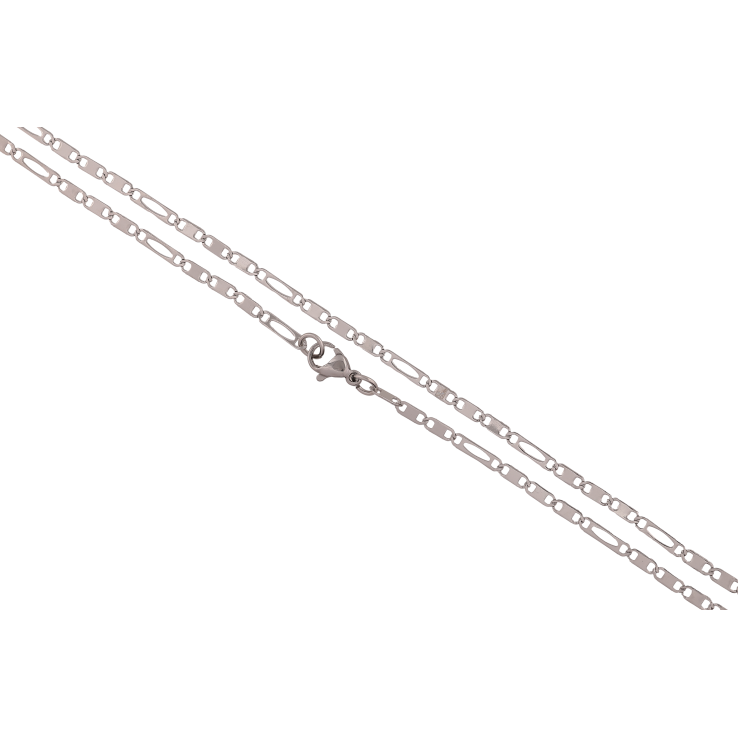 Ланцюжок Xuping ТТМ Stainless Steel колір Родій "Плетіння Фантазійне" довжина 47см х 2.5мм фото №19 Ланцюжок Xuping ТТМ Stainless Steel колір Родій "Плетіння Фантазійне" довжина 47см х 2.5мм фото №19