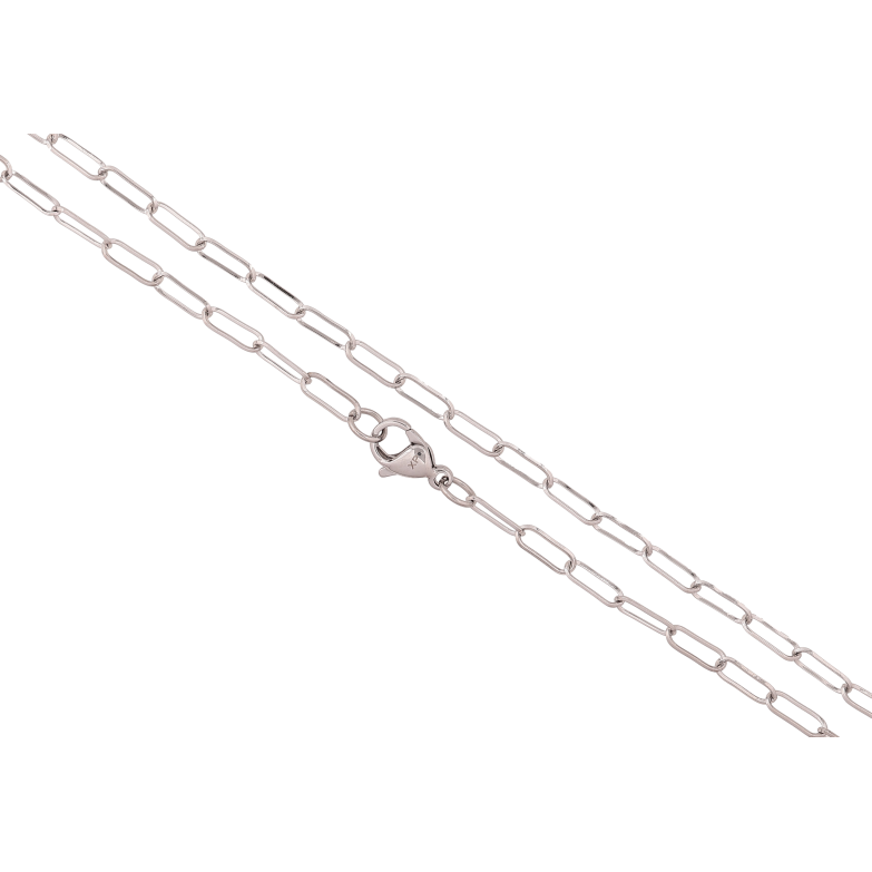 Ланцюжок Xuping ТТМ Stainless Steel колір Родій "Плетіння Якірне" довжина 45см х 2мм фото №1 Ланцюжок Xuping ТТМ Stainless Steel колір Родій "Плетіння Якірне" довжина 45см х 2мм фото №1