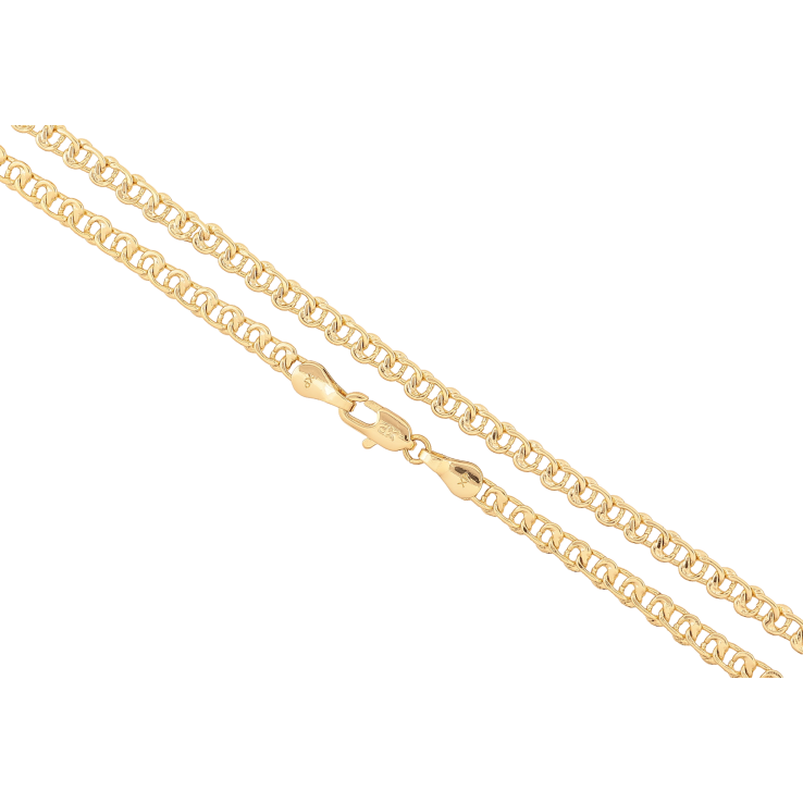 Ланцюжок Xuping колір Позолота 14K "Плетіння Вузол" довжина 50см х 4мм фото №15