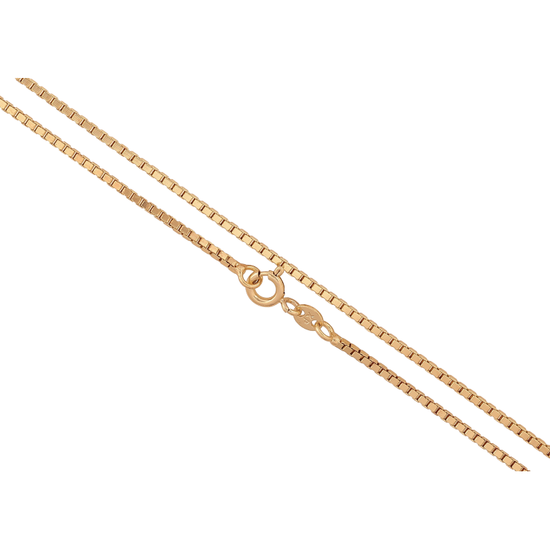 Ланцюжок Xuping колір Позолота 14K "Плетіння Венеціанське" довжина 50см х 1.5мм фото №1