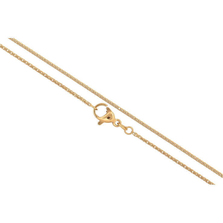 Ланцюжок Xuping колір Позолота 14K "Плетіння Кордове" довжина 45см х 1мм фото №17 Ланцюжок Xuping колір Позолота 14K "Плетіння Кордове" довжина 45см х 1мм фото №17