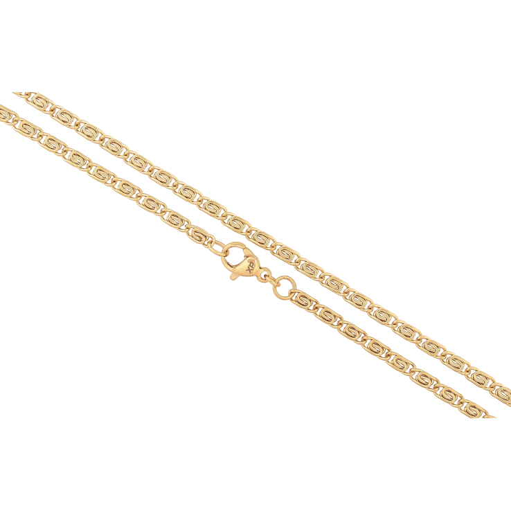 Ланцюжок Xuping колір Позолота 14K "Плетіння Равлик" довжина 50см х 3мм фото №9