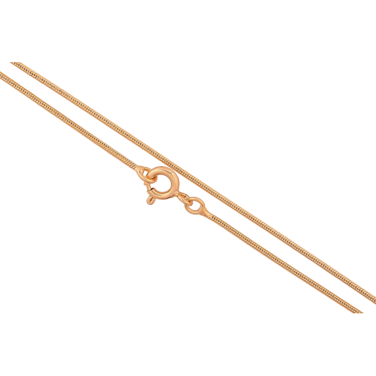 Ланцюжок Xuping колір Позолота 18K "Плетіння Ювелірний шнур" довжина 60см х 1мм фото №14