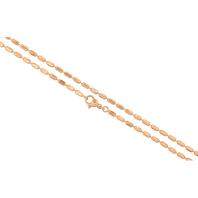 Цепочка Xuping цвет Позолота 18K "Плетение Перлина" длина 45см х 2мм фото №1