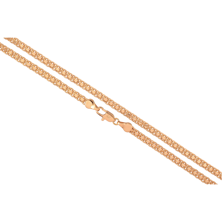 Цепочка Xuping цвет Позолота 18K "Плетение Итальянский Бисмарк" длинна 60см х 4мм фото №6