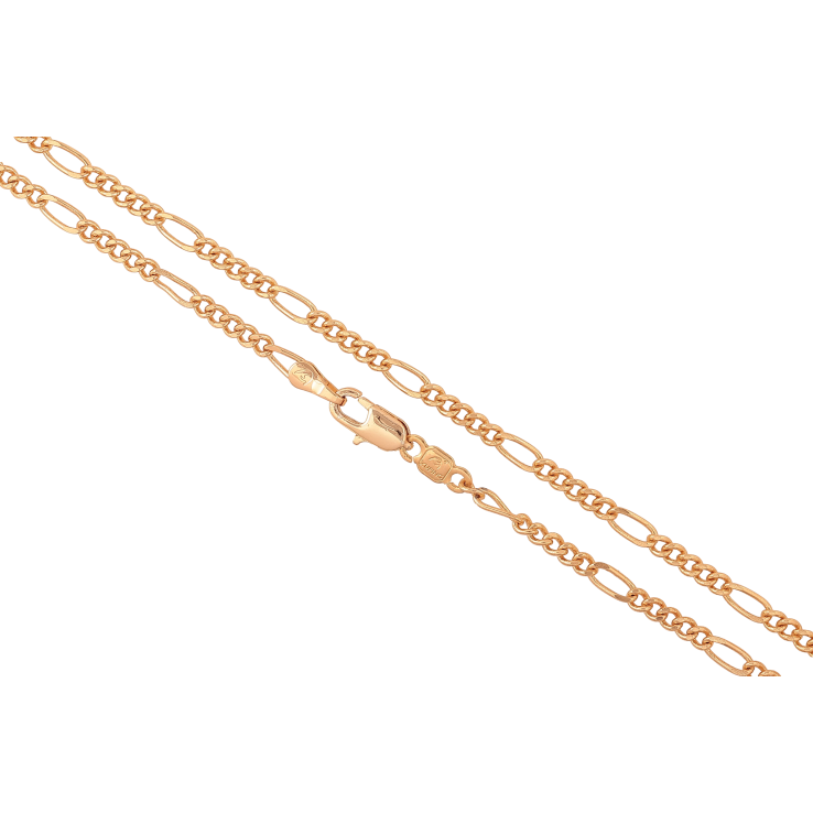 Ланцюжок Xuping колір Позолота 18K "Плетіння Фігаро" довжина 60см х 2-3мм фото №16