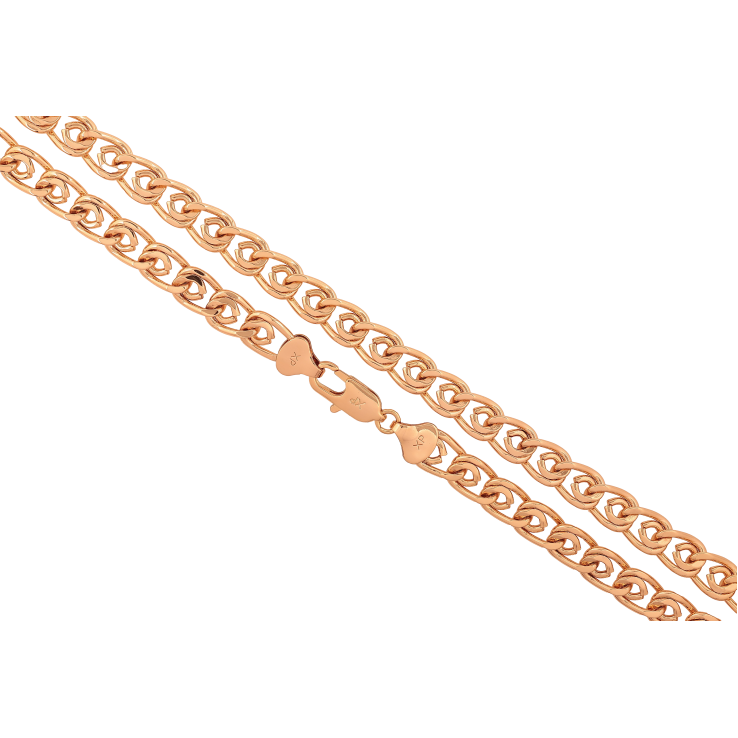 Ланцюжок Xuping колір Позолота 18K "Плетіння Лав" довжина 46см х 8мм фото №24