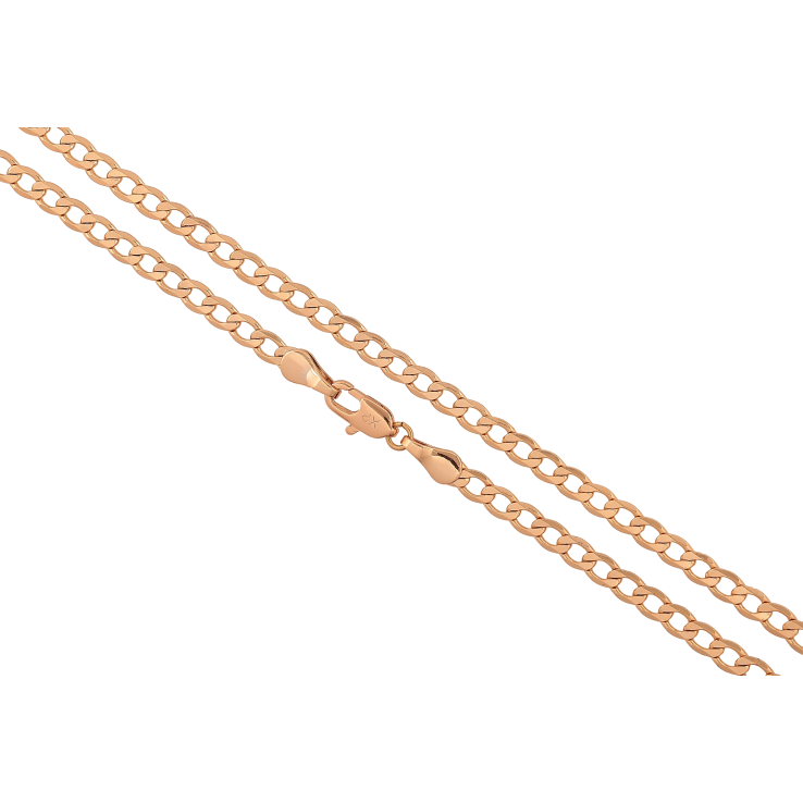 Цепочка Xuping цвет Позолота 18K "Плетение Панцирное" длинна 45см х 4мм фото №4