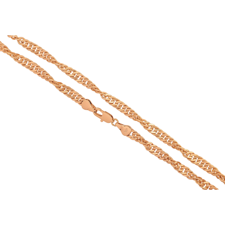 Цепочка Xuping цвет Позолота 18K "Плетение Фантазийное" длинна 51см х 5мм фото №22