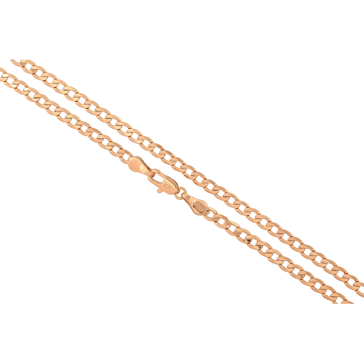 Цепочка Xuping цвет Позолота 18K "Плетение Панцирное" длинна 59см х 4мм фото №24