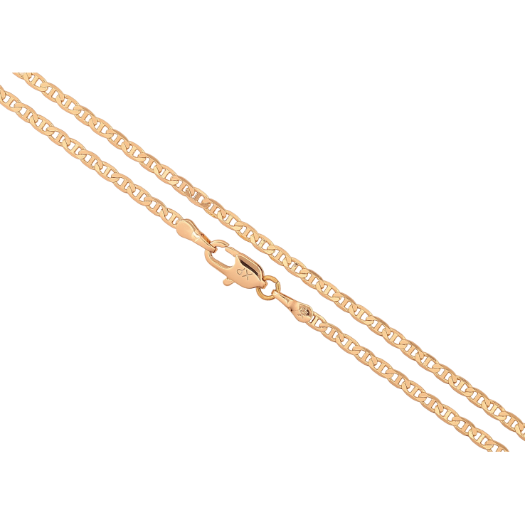 Ланцюжок Xuping колір Позолота 18K "Плетіння Морський ланцюг" довжина 45см х 2мм фото №4