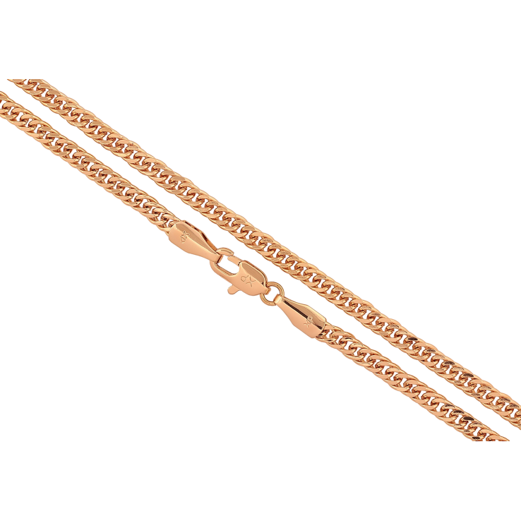 Цепочка Xuping цвет Позолота 18K "Плетение Кобра" длинна 60см х 3мм фото №4