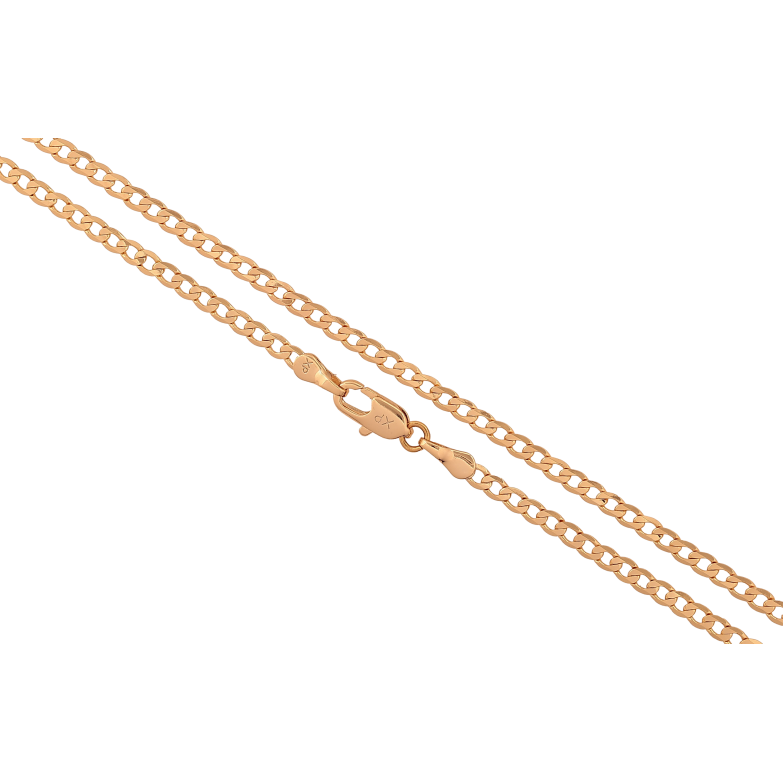 Ланцюжок Xuping колір Позолота 18K "Плетіння Панцирне" довжина 45см х 2.5мм фото №1 Ланцюжок Xuping колір Позолота 18K "Плетіння Панцирне" довжина 45см х 2.5мм фото №1