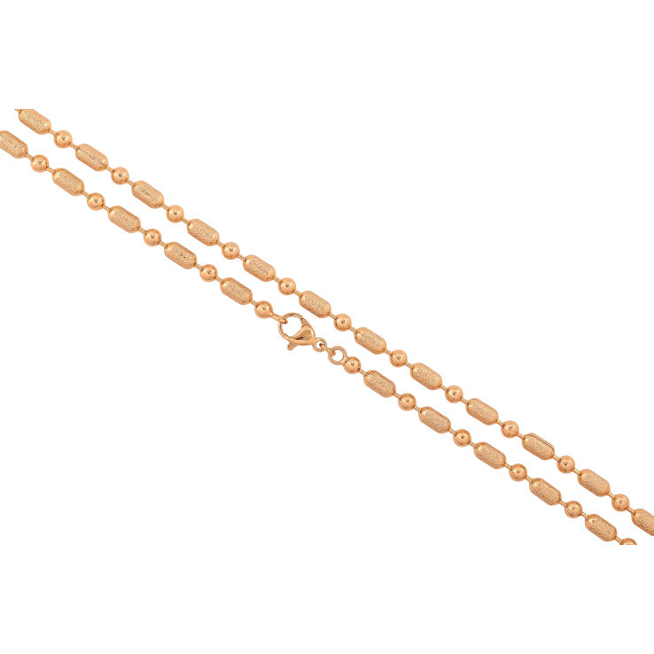Цепочка Xuping цвет Позолота 18K "Плетение Перлина" длина 50см х 3мм - Фото 19