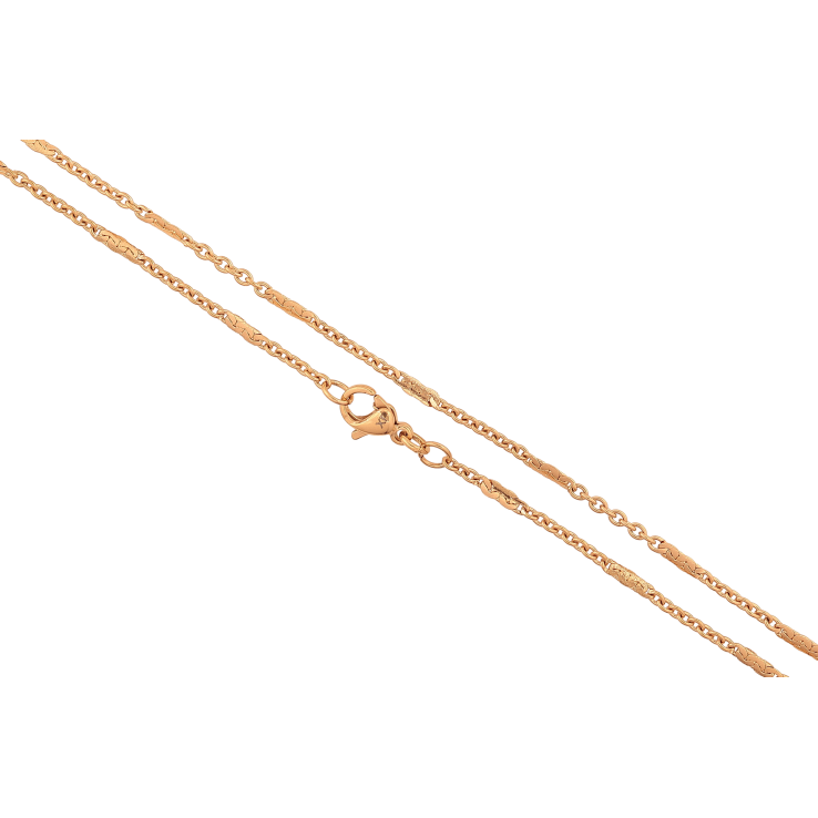 Ланцюжок Xuping колір Позолота 18K "Плетіння Якірне з прокаткою" довжина 45см х 2мм фото №22