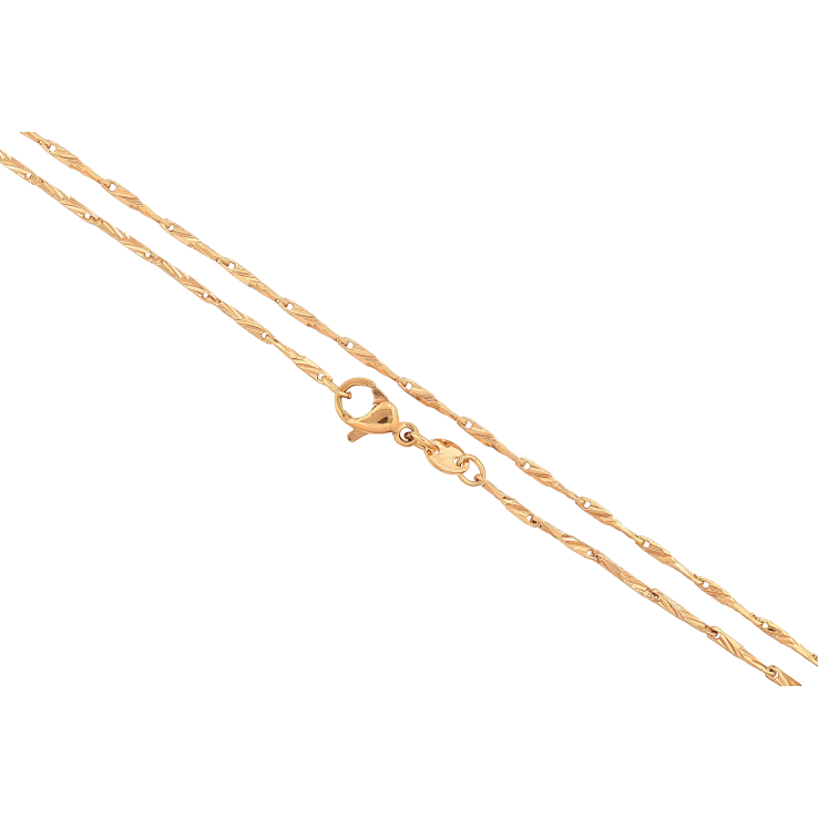 Ланцюжок Xuping колір Позолота 18K "Плетіння Гурметта Рада" довжина 45см х 1.5мм фото №12