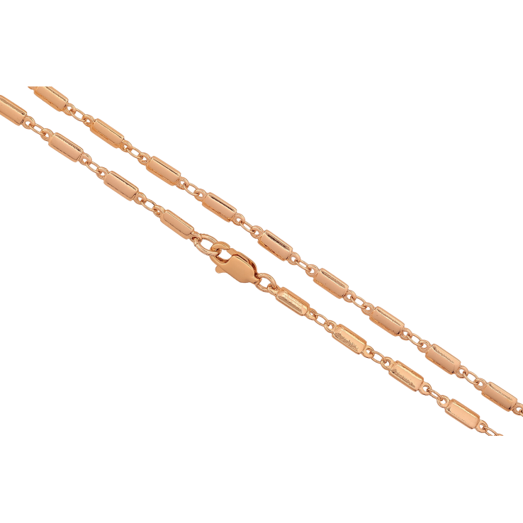 Цепочка Xuping цвет Позолота 18K "Плетение Слитки" длинна 48см х 3мм фото №10