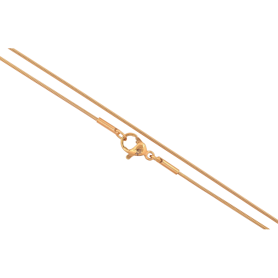 Ланцюжок Xuping колір Позолота 18K "Плетіння Ювелірний шнур" довжина 46см х 1мм фото №1 Ланцюжок Xuping колір Позолота 18K "Плетіння Ювелірний шнур" довжина 46см х 1мм фото №1