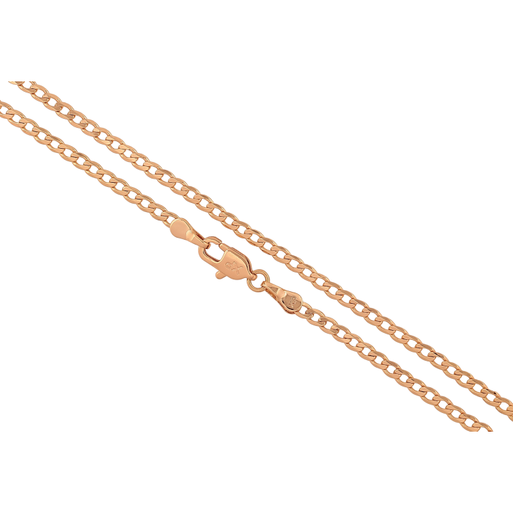 Ланцюжок Xuping колір Позолота 18K "Плетіння Панцирне" довжина 59см х 2.5мм фото №14