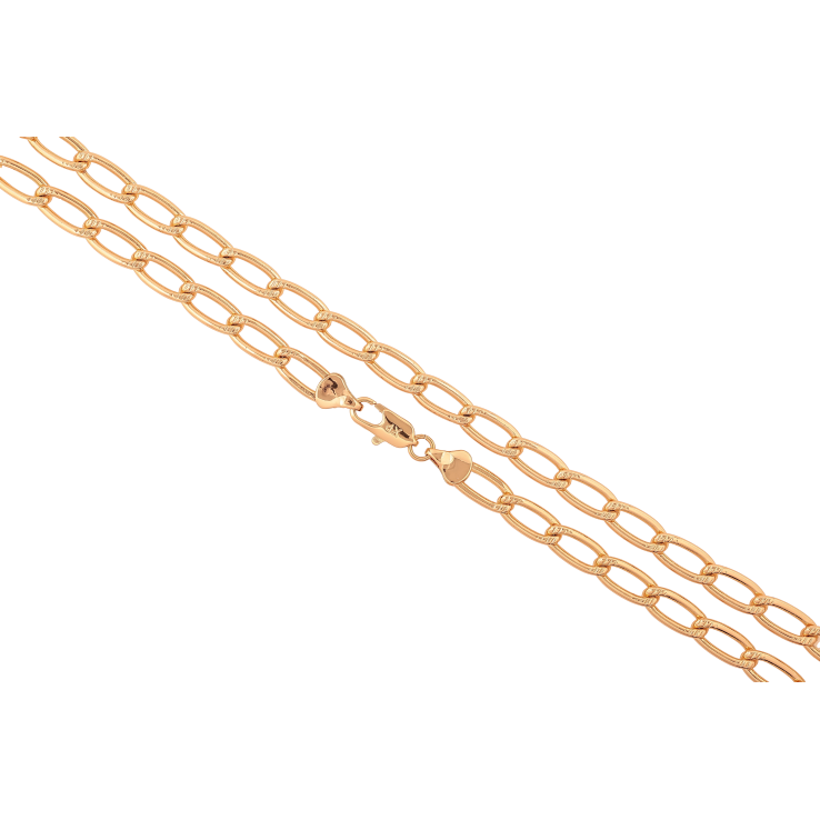 Цепочка Xuping цвет Позолота 18K "Плетение Панцирное" длинна 50см х 6мм фото №16