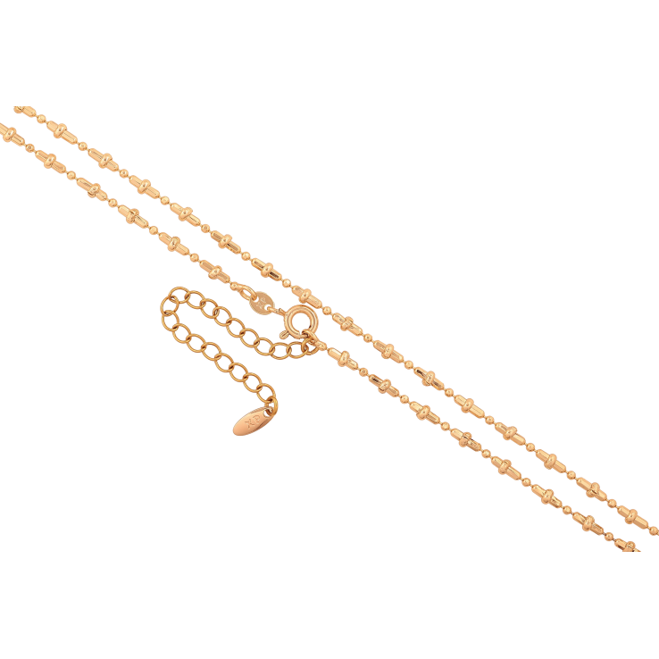 Ланцюжок Xuping колір Позолота 18K "Плетіння Фантазійне" довжина 44-50см х 1-3мм фото №5