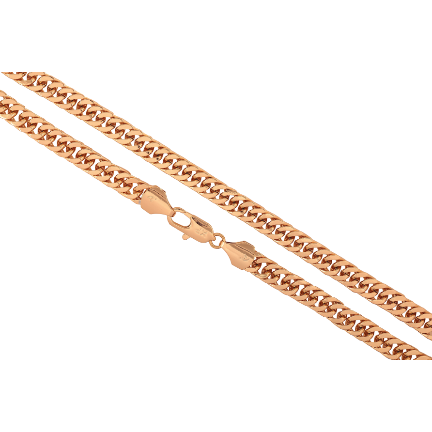 Ланцюжок Xuping колір Позолота 18K "Плетіння Кобра" довжина 50см х 9мм фото №1