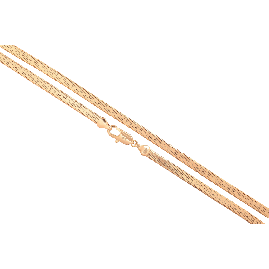 Ланцюжок Xuping колір Позолота 18K "Плетіння Снейк" довжина 61см х 5мм фото №1 Ланцюжок Xuping колір Позолота 18K "Плетіння Снейк" довжина 61см х 5мм фото №1