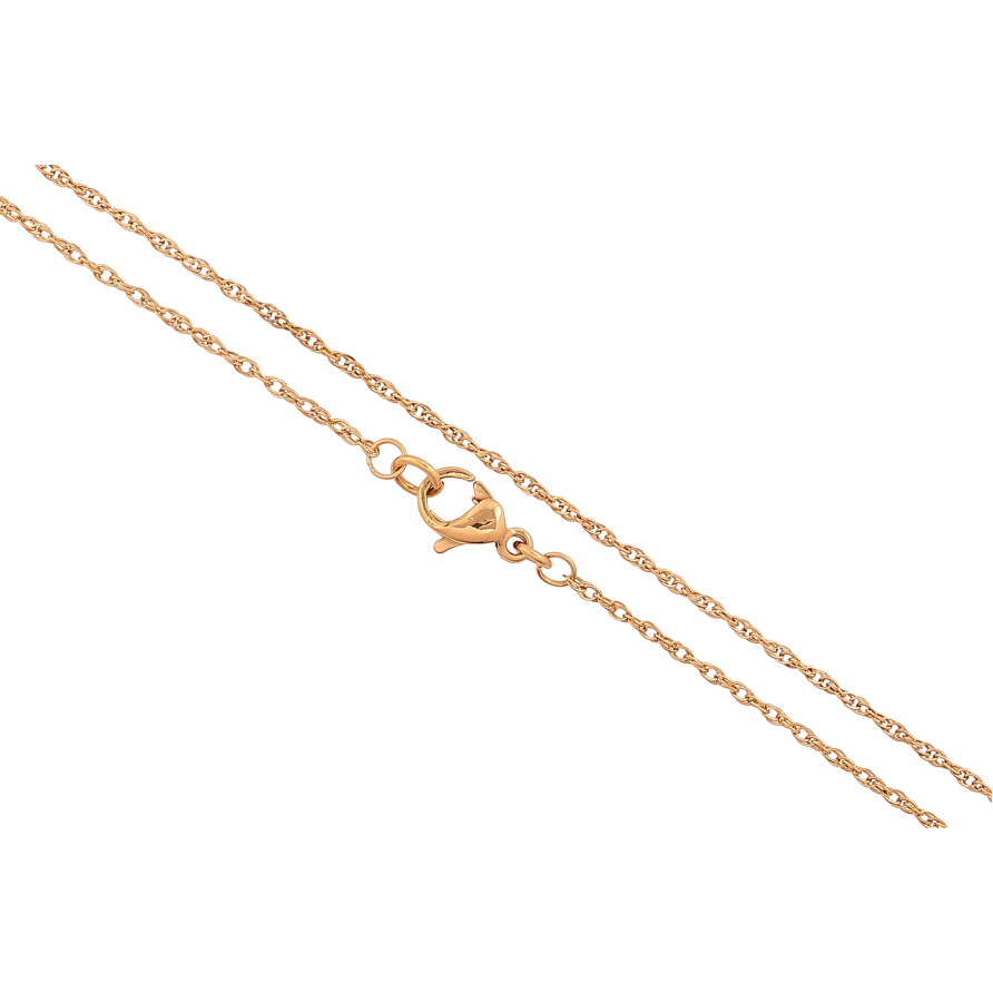 Цепочка Xuping цвет Позолота 18K "Плетение Кордовое" длинна 46см х 1мм фото №1