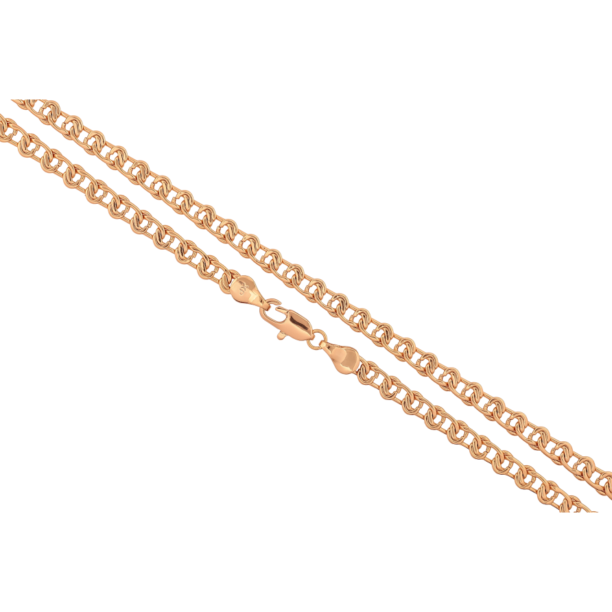 Цепочка Xuping цвет Позолота 18K "Плетение Узел" длинна 50см х 5мм фото №1